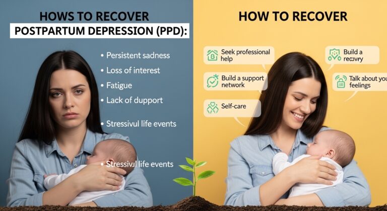 How to Recover Postpartum Depression (PPD): Signs & Risk Factors