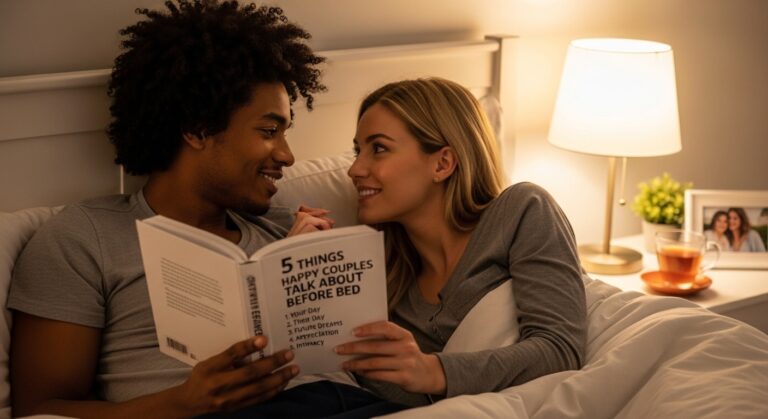 5 Things Happy Couples Talk About Before Bed