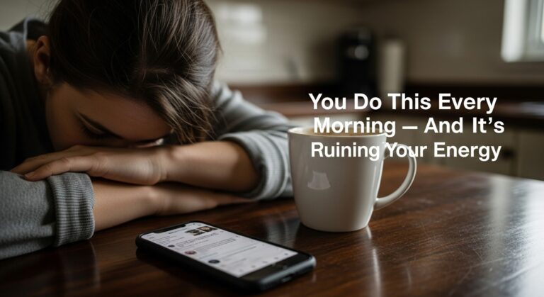 You Do This Every Morning — And It’s Ruining Your Energy